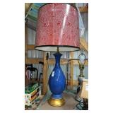 Vintage Purple Table Lamp