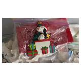 Tote of Assorted Christmas Ornaments