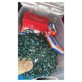Tote of Assorted Christmas Lights