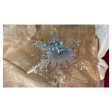 Tote of Assorted Christmas Ornaments