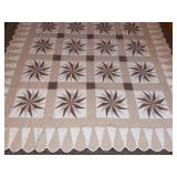 Handmade quilt - 90 x 78 inches