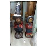 PA Hillbilly Appalachian Stump Jumper Sculptures