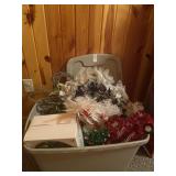 Assorted Christmas decorations