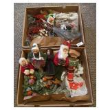 Assorted Christmas decorations