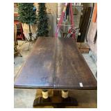 Wooden table 37 1/2in x 68in