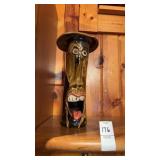 Ceramic Crazy Face Bird Feeder