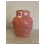 Pink Hazel Atlas gingerbread cookie jar
