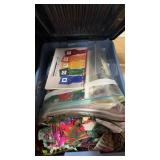 Container of Quilters Fabrics