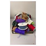Tray Lot of Crafting Ribbon