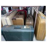 Vintage suitcases- lot of 5