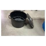 VTG Black Speckle Enamel Canning Pot