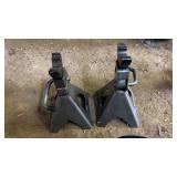 Pair of Silver Jack Stands