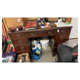 Vintage Wooden Desk NO CONTENTS