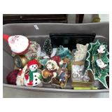 Holiday variety - vintage Holly leaf sleigh &