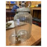 Glass beverage dispenser