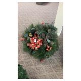 Stack of Christmas Wreaths