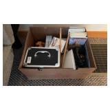 Box of DVDs, VHS and More