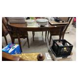 MCM Oval Table 62 x 40 ï¿½ & 6 ChairsContents
