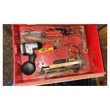 Drawer of Hammers, Tin Snips, Tools