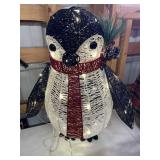 Lighted holiday penguin -24 inches h