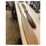 Wooden propeller and paddle