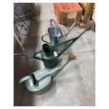Metal watering can set
