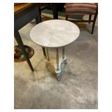 Wooden end table 16 1/2in x 16 1/2 in x 23in