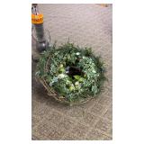 Stack of Christmas Wreaths