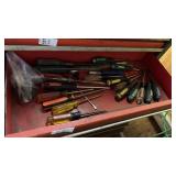 Drawer Lot of Screwdrivers