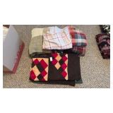Lot of Throw Blankets