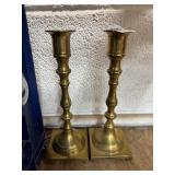 Brass candlesticks