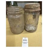 Jumbo Peanut Butter and atlas jars