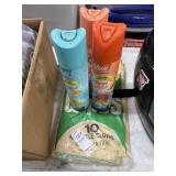 Reusable towels and glade spray