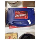 Scrabble deluxe and Chinese checkers