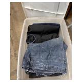 Tote of womanï¿½s pants 6-14