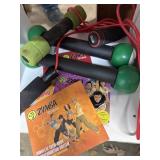 Zumba fitness discs and more exercise equipment
