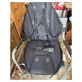 Massage pad with heat for chairs