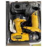 DeWalt 18v drill and flashlight