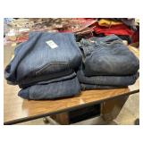 Boys size 12 jeans some holes, adjustable