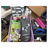 iPhone accessories, power banks, selfie stick