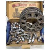 Wheel spacers and locking lug nuts