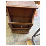 Side table , Magazine rack. 13x20 x 21h