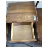 Maple stand. 14x17x27  with drawer