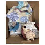 Seashell/beach bathroom items/ decor