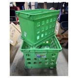 Green crates