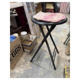 Folding metal bar stool
