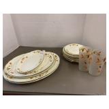 vintage Hall China Company "Autumn Leaf" pattern,