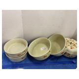 vintage Hall China Company "Autumn Leaf" pattern,