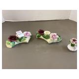 Fair weather bone china candle holders