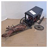 Amish wagon decor